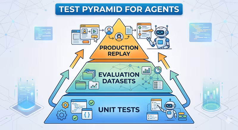 Test pyramid for agents