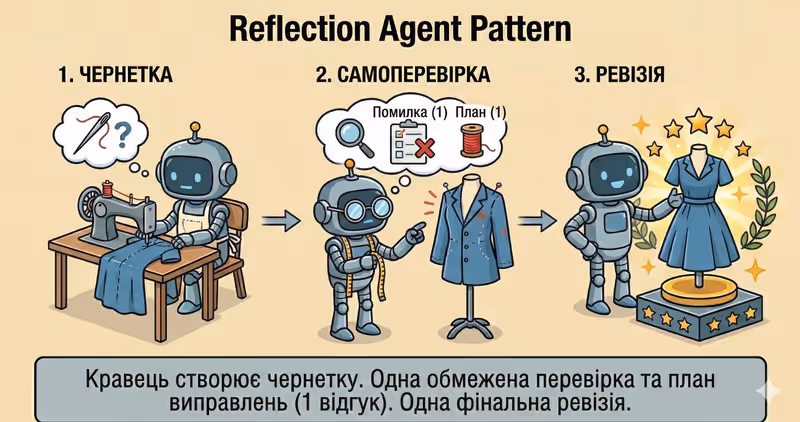 Патерн Reflection Agent: контроль якості в один прохід