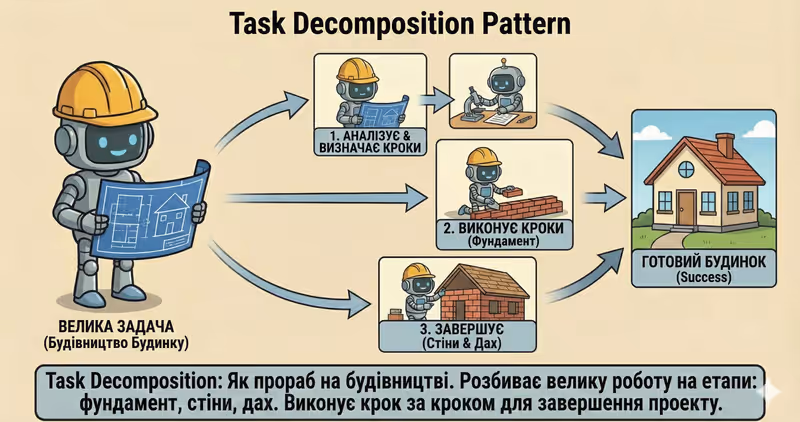 Task Decomposition Agent: розбиття задачі на кроки